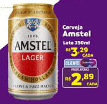 Muffato Cerveja Amstel lata 350ml oferta