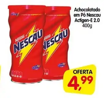 Cercadão Achocolatado em po Nescau Actigen-E 2.0 400g oferta