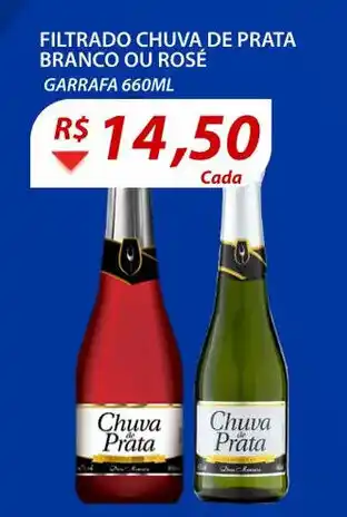 Assaí Atacadista Filtrado Chuva de Prata Branco ou Rose 660ml oferta