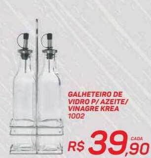 GBarbosa Galheteiro de vidro p- azeite- vinagre krea oferta