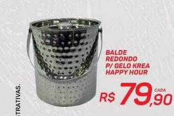 GBarbosa Balde redondo p-gelo krea happy hour oferta