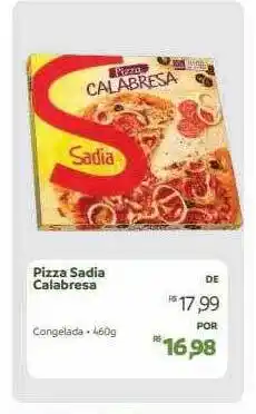 Hiperideal Supermercados Pizza sadia calabresa oferta