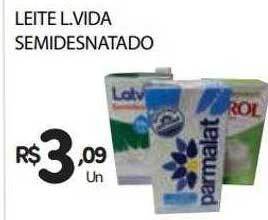 Supermercado Vitorino Leite l vida semidesnatado oferta