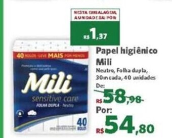 Sam's Club Papel Higiénico Mili oferta