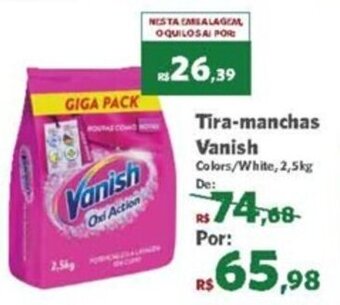 Sam's Club Tira Manchas Vanish 2.5kg oferta