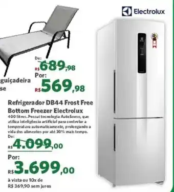 Sam's Club Refrigerador Frost Free Bottom Freezer Electrolux oferta