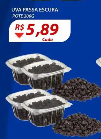Assaí Atacadista Uva passa Escura 200g oferta