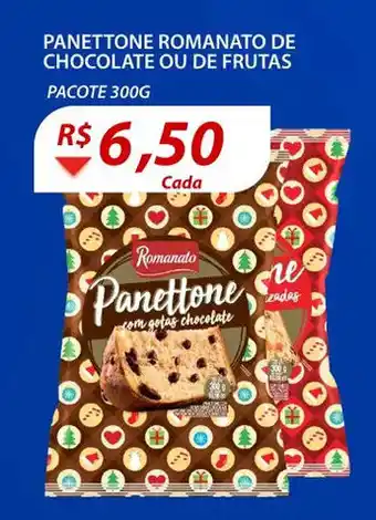 Panettone Romanato de Chocolate ou de Frutas 300g