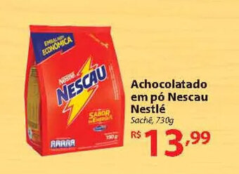 Nacional Achocolatado em po Nescau Nestle 730g oferta