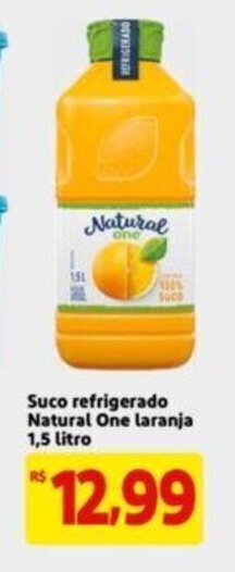 Extra Supermercado Suco refrigerado Natural One Laranja 1.5L oferta