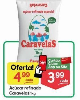 Supermercados Princesa Açúcar refinado caravelas kg oferta