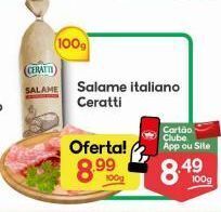 Supermercados Princesa Salame ceratti 100g oferta