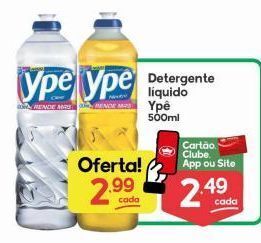 Supermercados Princesa Detergente líquido ypê 500ml oferta