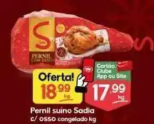 Supermercados Princesa Pernil suíno sadia kg oferta