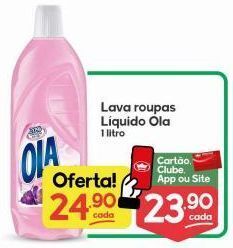 Supermercados Princesa Lava roupas líquido ola 1lt oferta