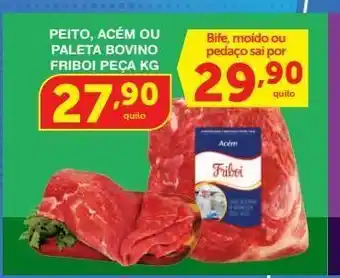 Roldão Peito, acém ou paleta bovino friboi peça kg oferta