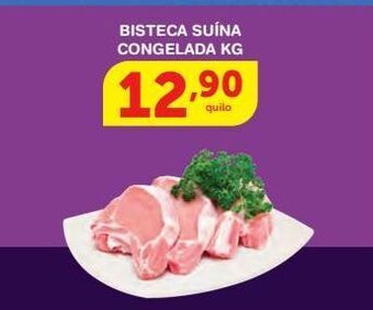 Roldão Bisteca suína congelada kg oferta
