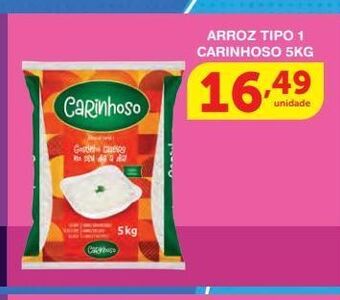 Roldão Arroz tipo 1 carinhoso 5kg oferta