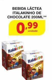 Roldão Bebida láctea italakinho de chocolate 200ml** oferta