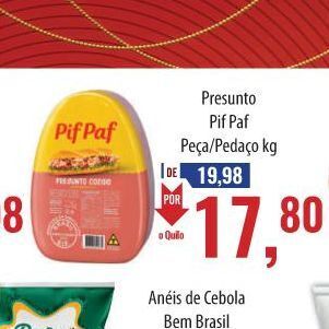 Supermercados BH Presunto pif paf oferta