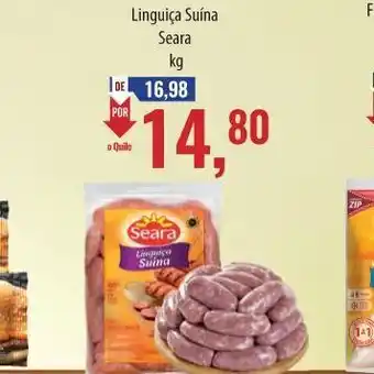 Supermercados BH Linguiça suína seara oferta
