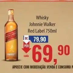 Supermercados BH Whisky oferta
