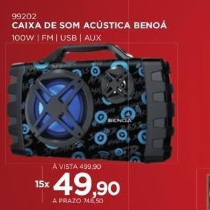 Benoit Caixa de som acústica benoá oferta