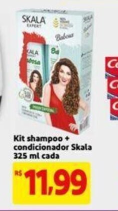 Extra Supermercado Kit Shampoo + Condicionador Skala 325ml cada oferta