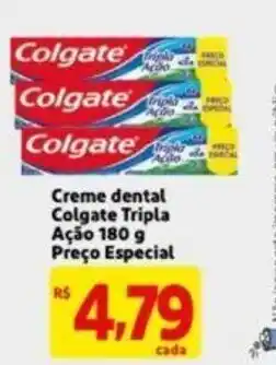 Extra Supermercado Creme Dental Colgate Tripla Acao 180g preco especial oferta