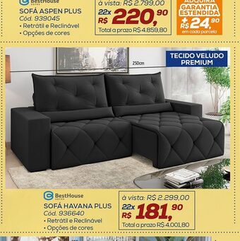 Lojas Colombo Estofado oferta