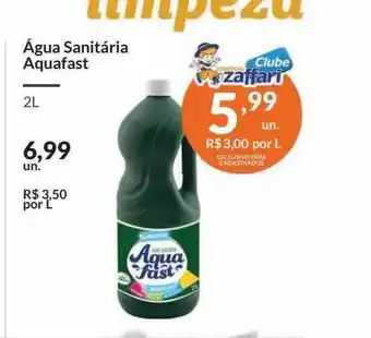 Zaffari Água sanitária aquafast oferta