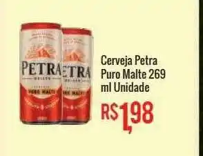 Mart Minas Cerveja petra puro malte unidade oferta