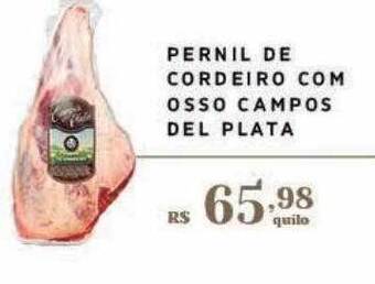 Empório Bahamas Pernil de cordeiro com osso campos del plata oferta
