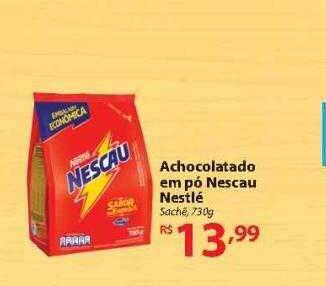 Nacional Achocolatado em pó nescau nestlé oferta