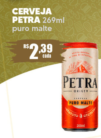 Supermercado Precito Cerveja Petra 269ml oferta