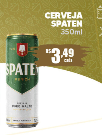 Supermercado Precito Cerveja Spaten 350ml oferta