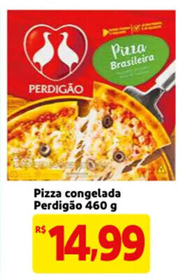 Mercado Extra Pizza congelada Perdigao 460g oferta