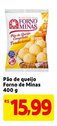 Mercado Extra Pao de queijo Forno de Minas 400g oferta