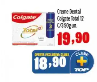 Rede Top Creme dental colgate total 12 c 3 oferta