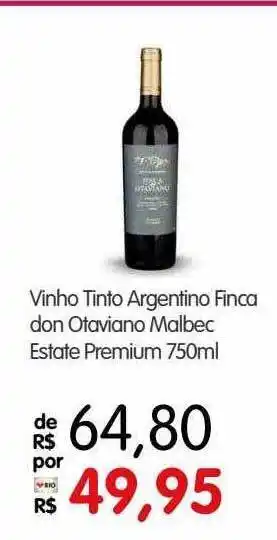 Zona Sul Vinho tinto argentino finca don otaviano malbec estate premium oferta