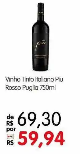 Zona Sul Vinho tinto italiano piu rosso puglia oferta
