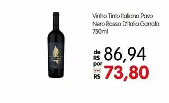 Zona Sul Vinho tinto italiano pavo nero rosso d'italia garrafa oferta