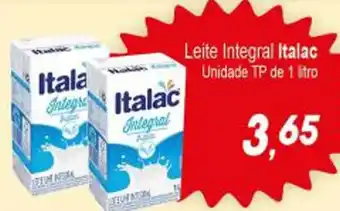 Villefort Atacadista Leite Integral Italac Unidade tp de 1L oferta