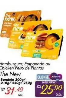 Muffato Hamburguer empanado ou chicken feito de plantas the new oferta