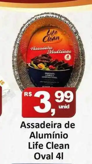 Rede Krill Assadeira de alumínio life clean ovla 4l oferta