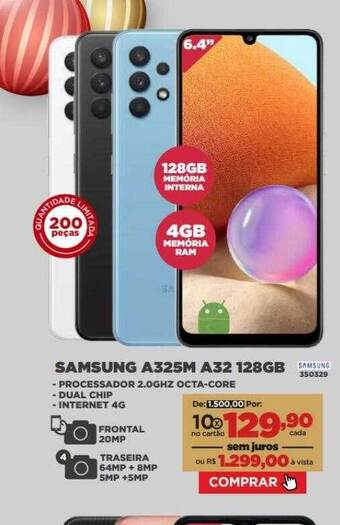 Móveis Simonetti Samsung a325m a32 128gb oferta