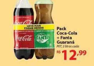 Nacional Pack coca-cola + fanta guaraná oferta
