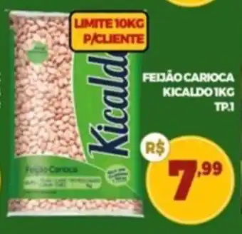 Semar Supermercado Feijao Carioca Kicaldo 1kg tipo 1 oferta
