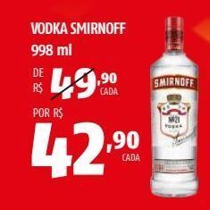 Vodka smirnoff 998 ml