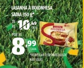 OXXO Lasanha à bolonhesa sadia 350 g* oferta